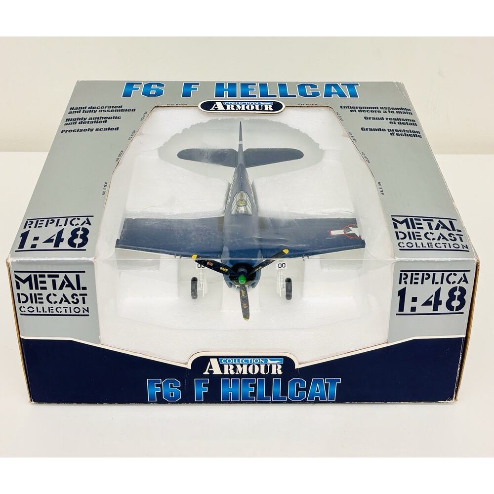 Franklin Mint 1:48 F-6 F3 Hellcat USN WWII J.H. Flatley CVG-5 USS Yorktown 98176